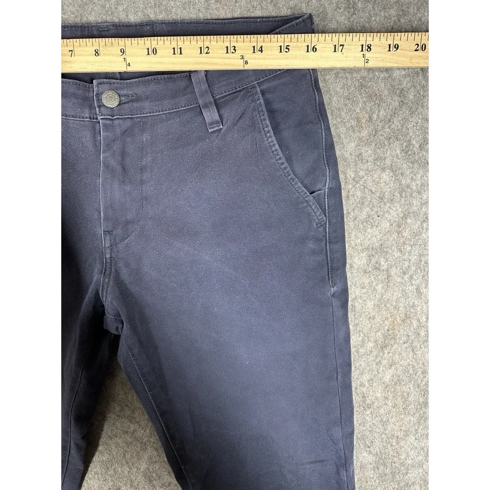 Levis 32x30 Navy Stretch Commuter Pants Mens Slim Straight Casual